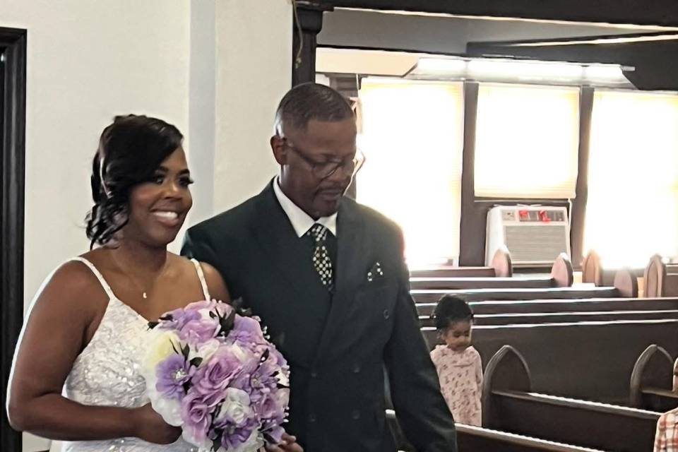 Bride and Father