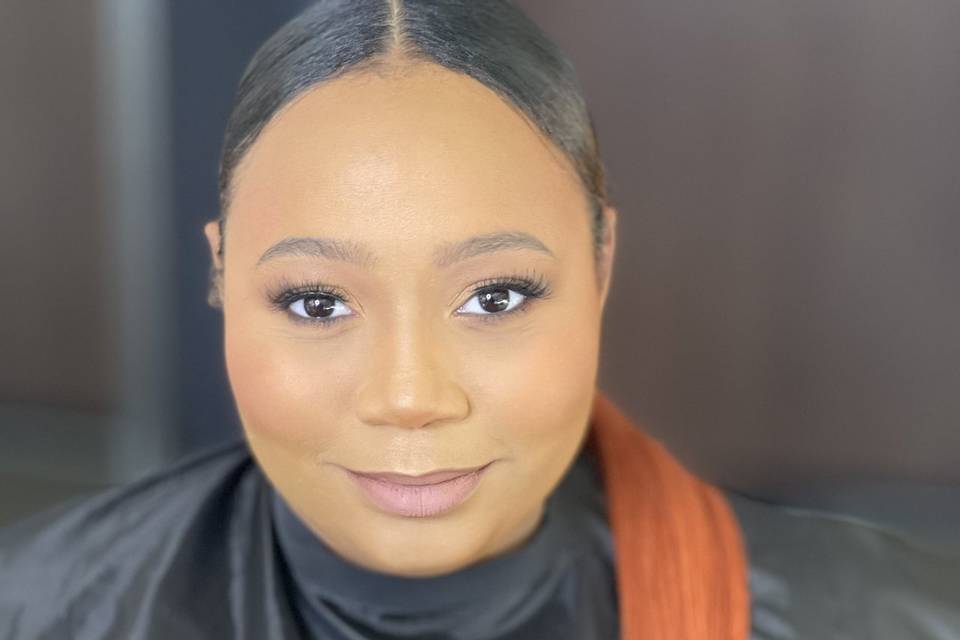 Bridesmaid hair & makeup