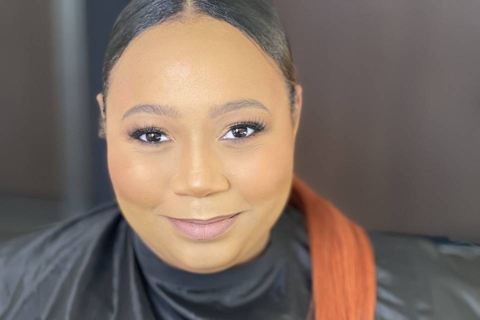 Bridesmaid hair & makeup