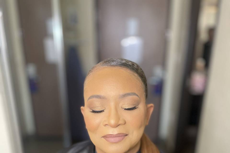 Bridesmaid hair & makeup