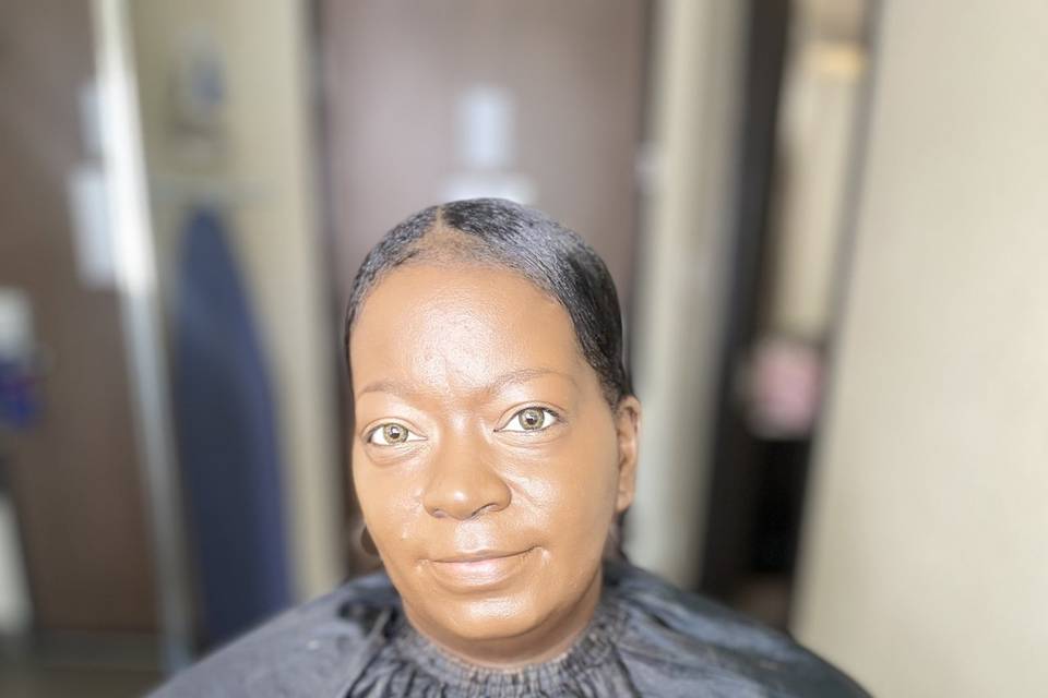 Bridesmaid hair & makeup
