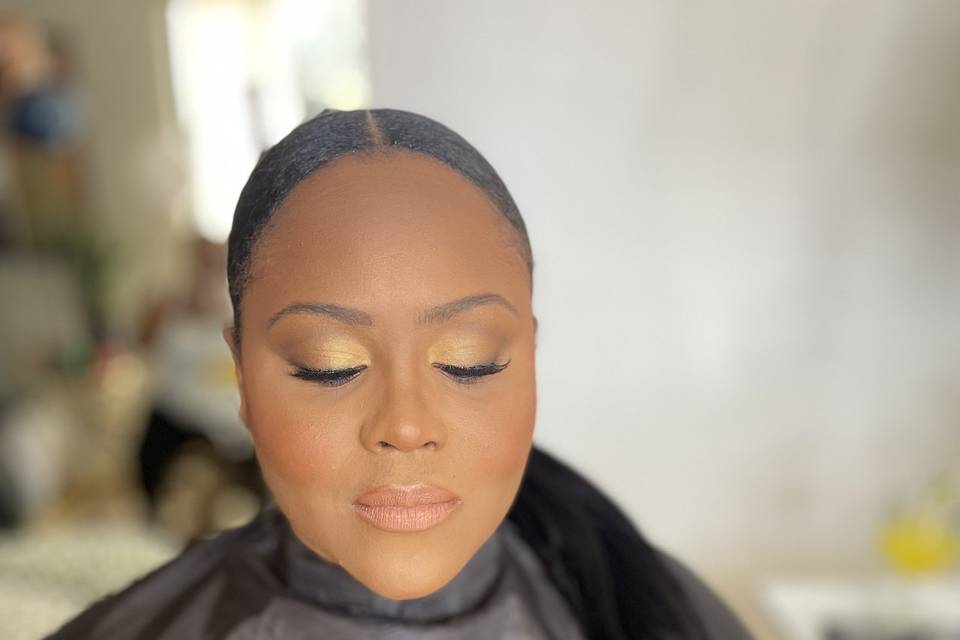 Bridesmaid hair & makeup