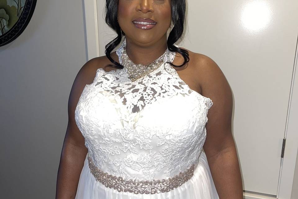 Bride hair & makeup