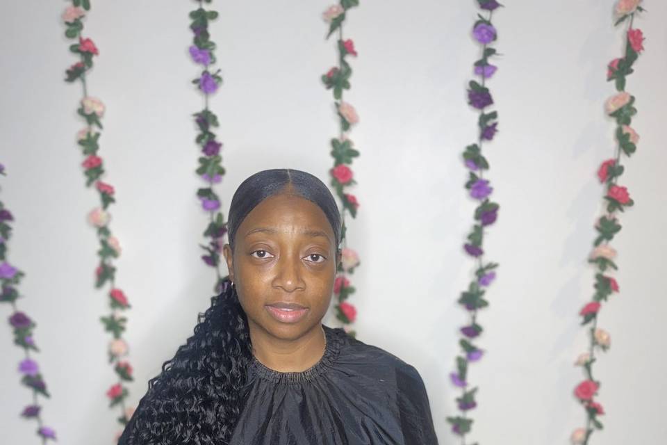 Brides maid hair
