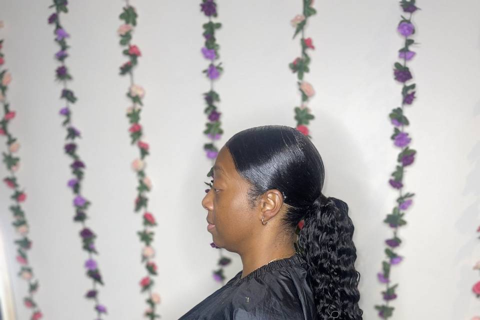 Bridesmaid hair