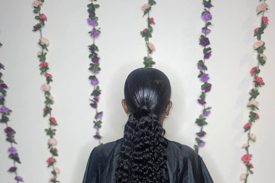 Bridesmaid hair