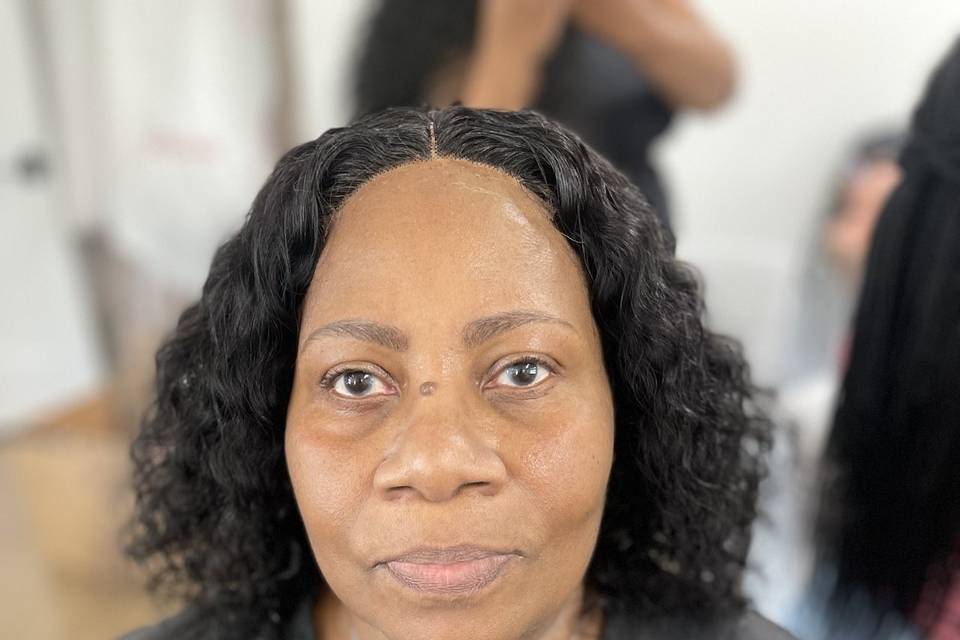 Mother of bride makeup