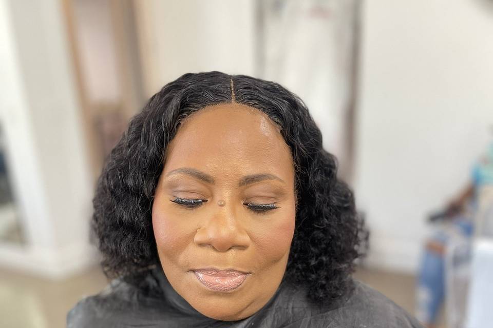 Mother of bride makeup