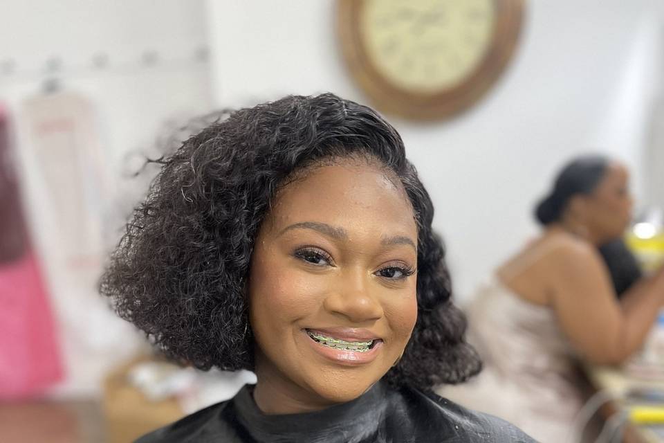 Bridesmaid makeup