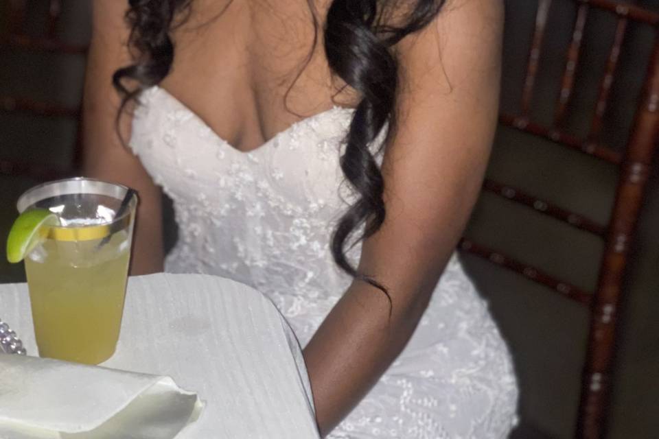 Bride makeup & hair