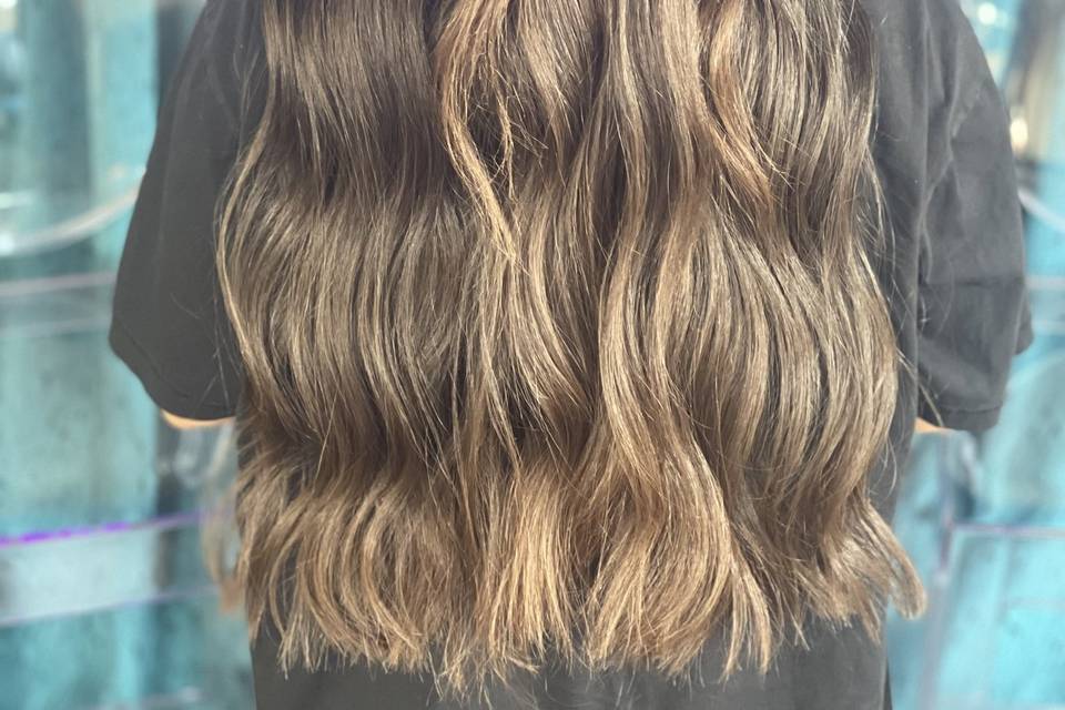 Bridesmaid hair
