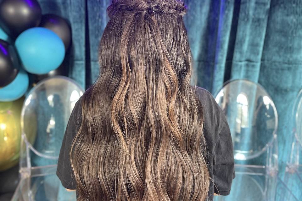 Bridesmaid hair