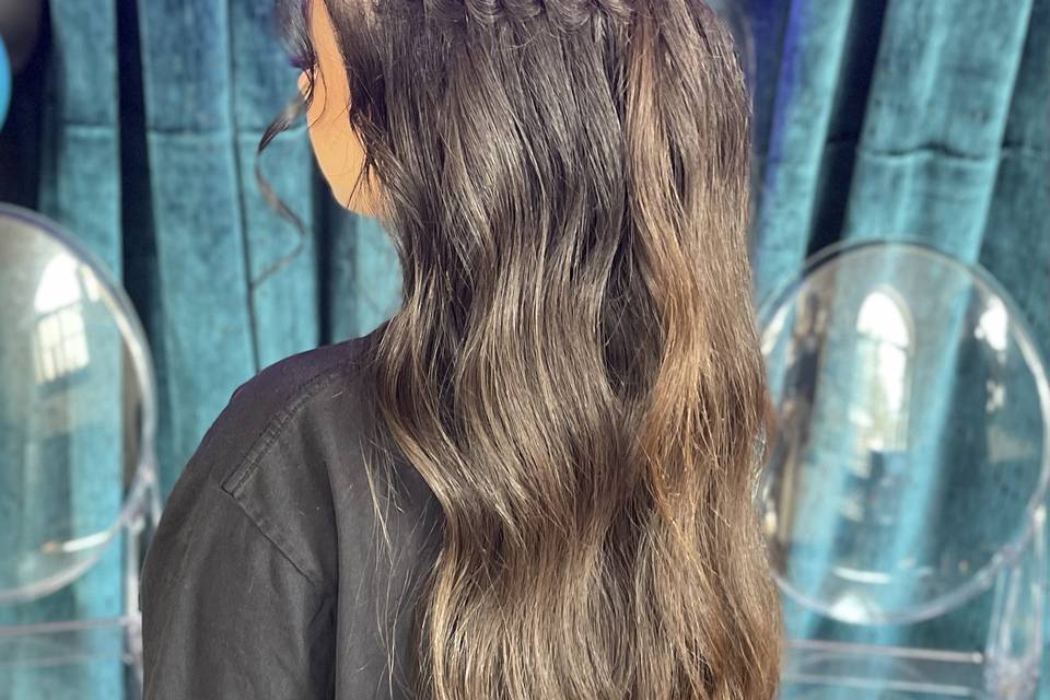 Bridesmaid hair
