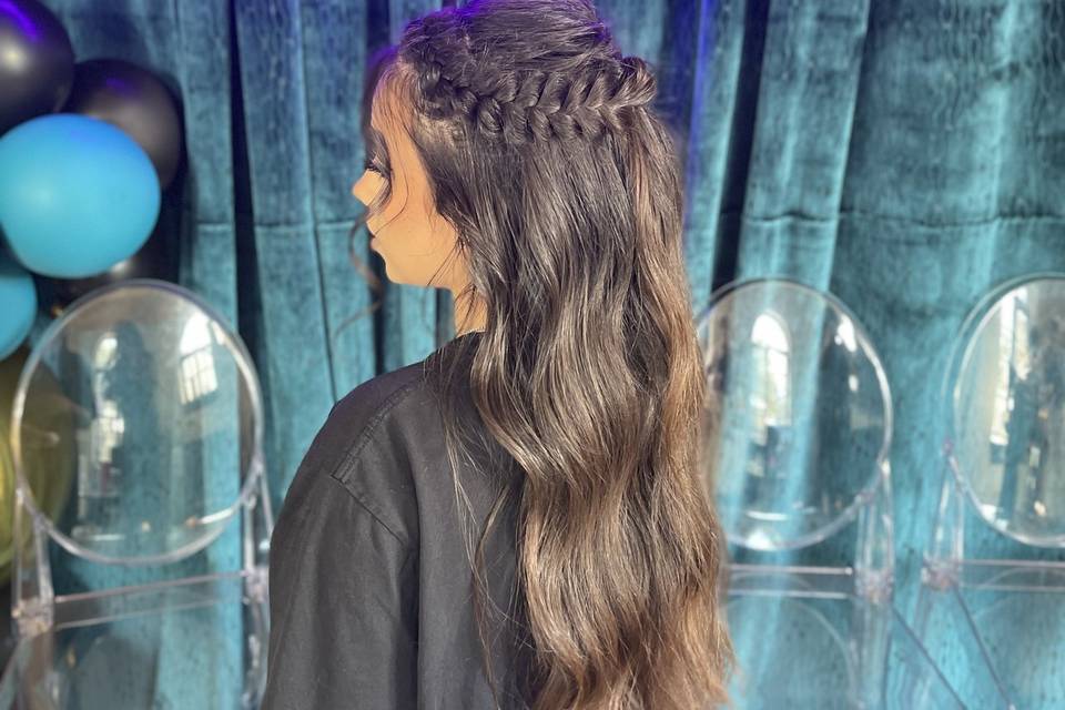 Bridesmaid hair