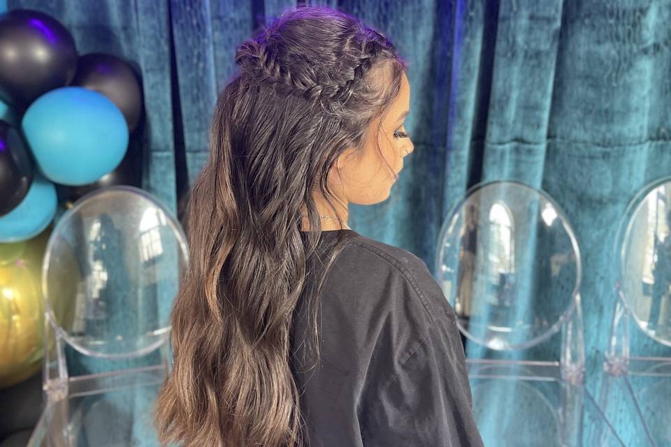 Bridesmaid hair
