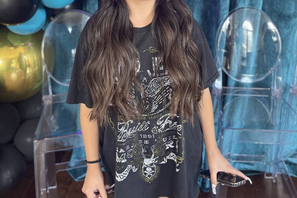 Bridesmaid hair