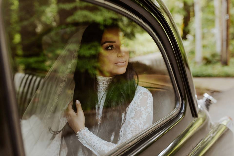 Here comes the bride