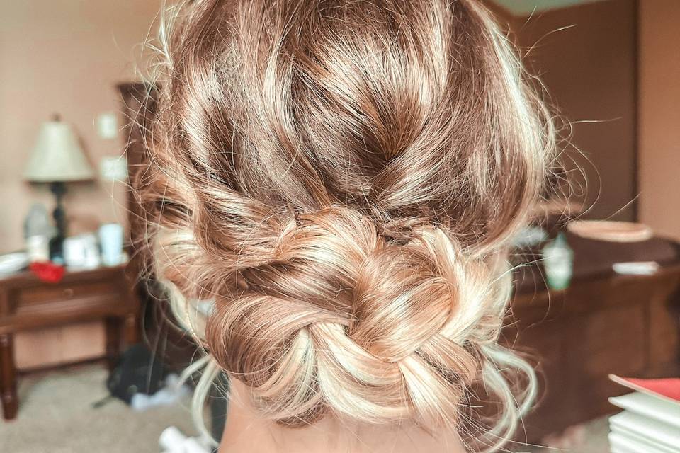 Updo style
