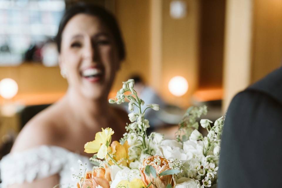 Garden meets bride
