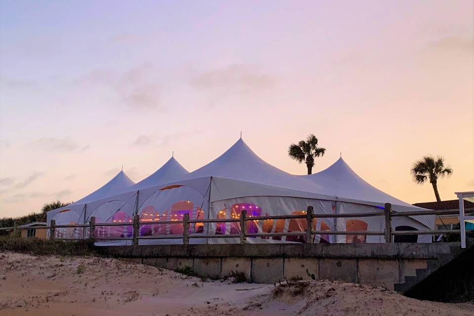 Century-Peak Reception Tent