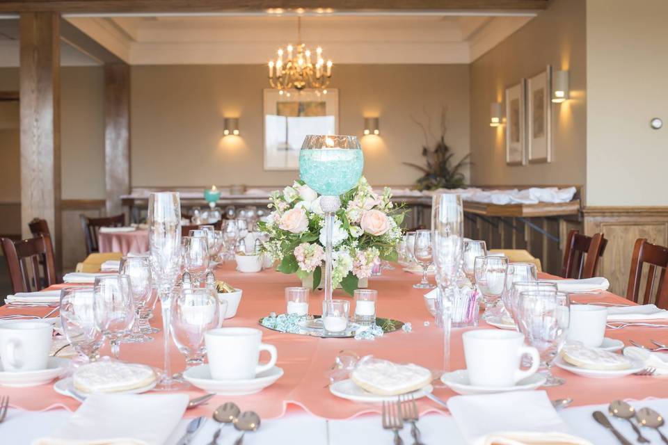 A lavish table spread