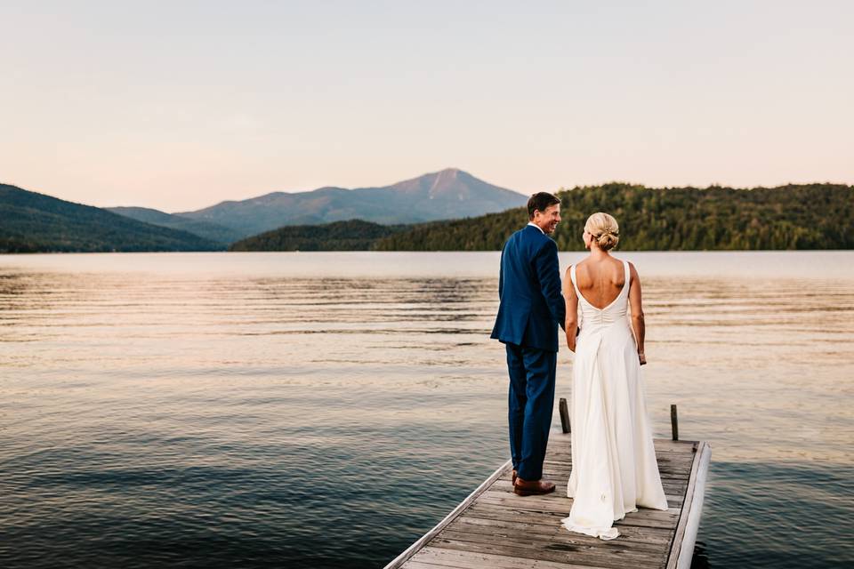 Lakeside wedding