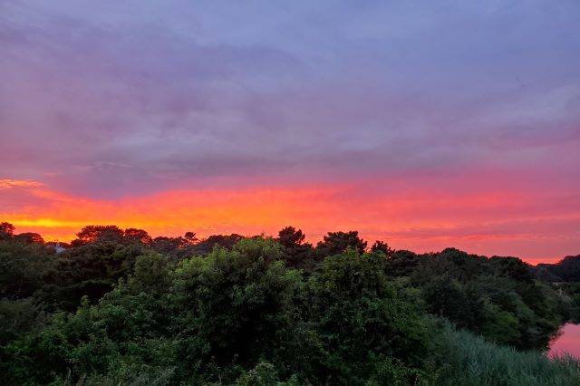 Sunset on the Terrace