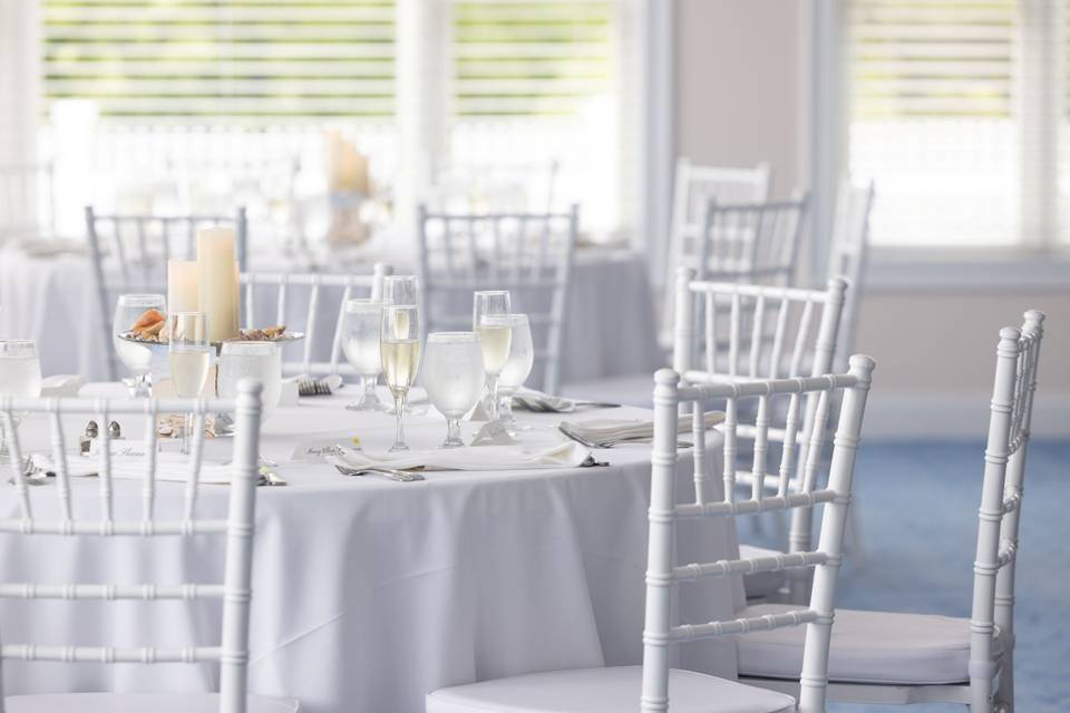 Ballroom reception details
