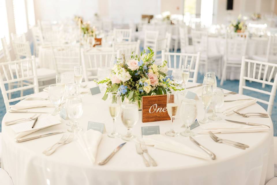 Ballroom reception details