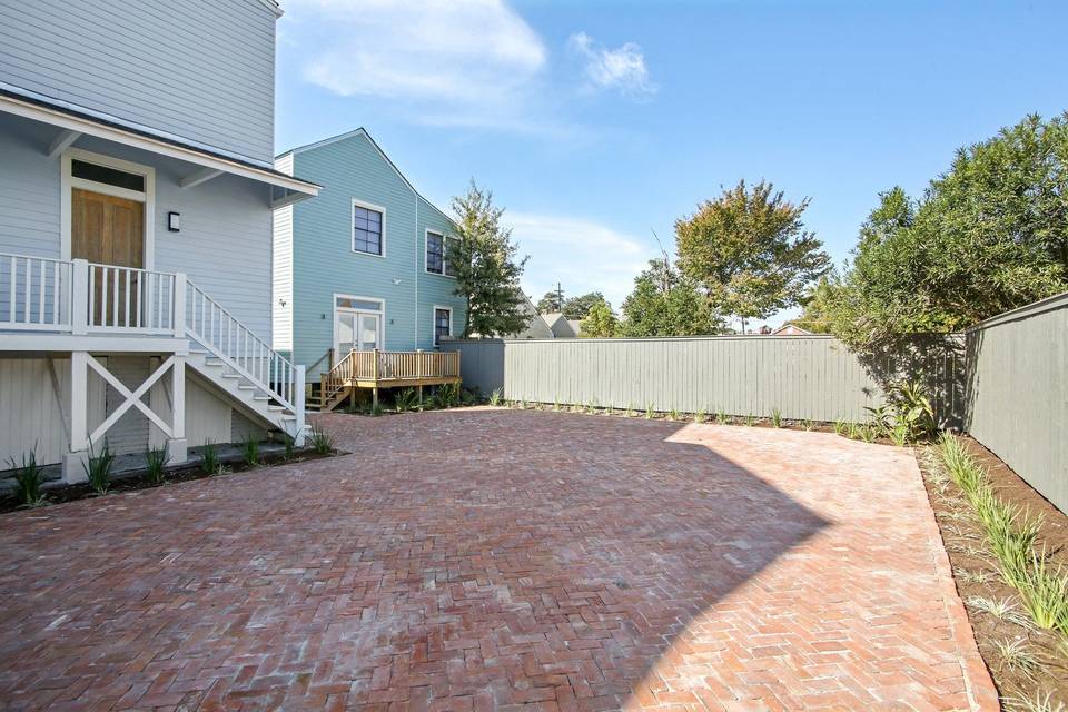 Patio in shade