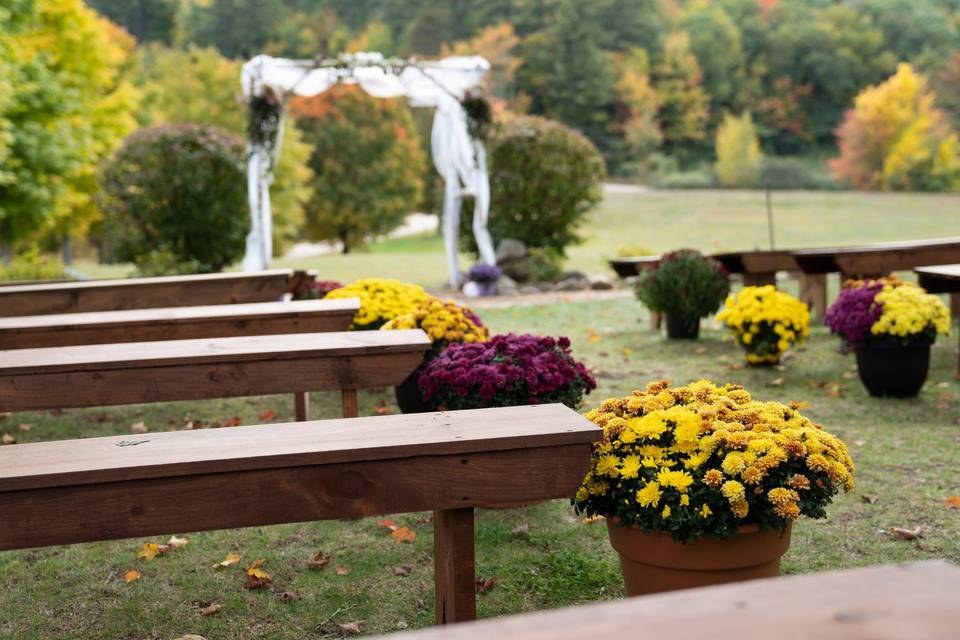 Outdoor Ceremony Setting