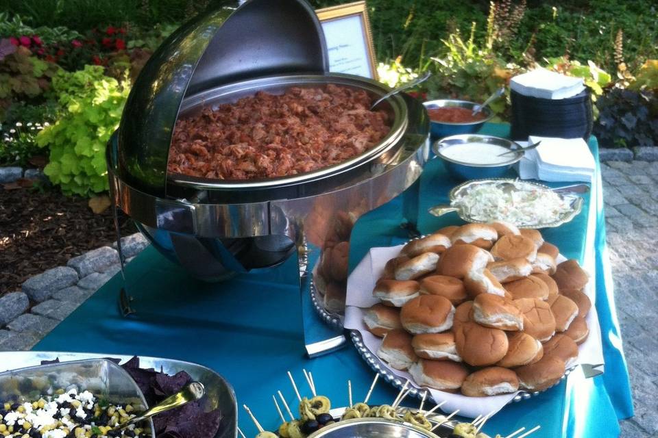 Buffet area