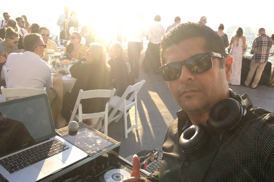 Wedding reception DJ