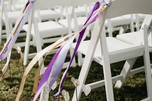 Aisle decorations