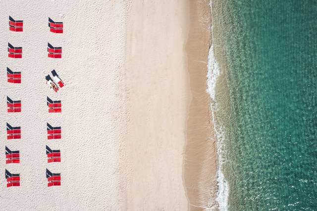 Bird's Eye View of Beach