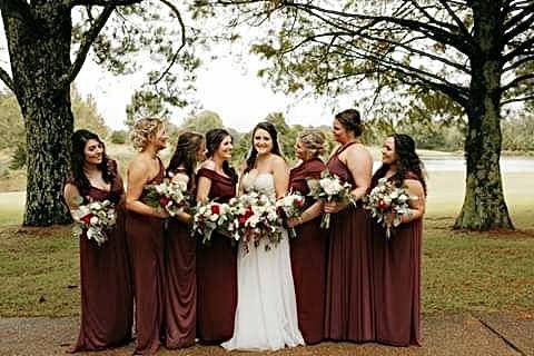 Bride with Bridesmaid