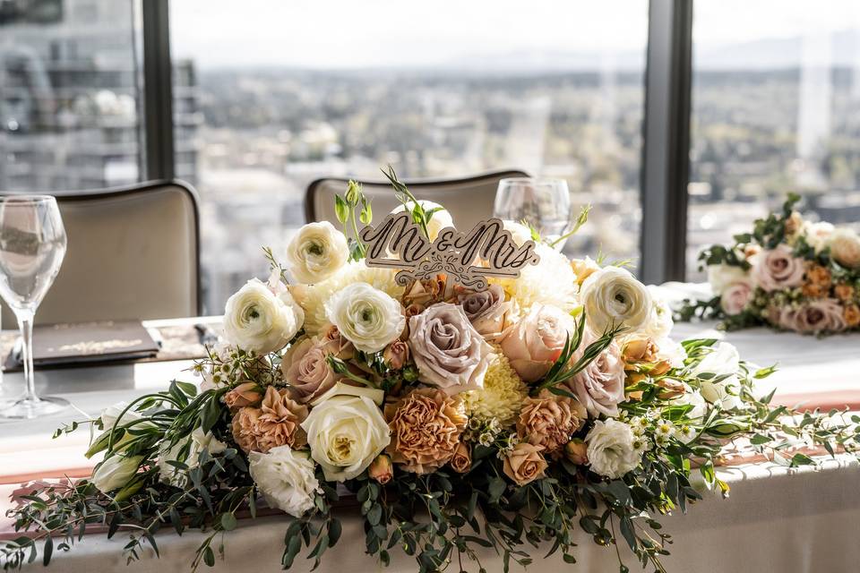 Sweetheart Table Floral