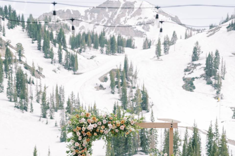 Ceremony in the mountains