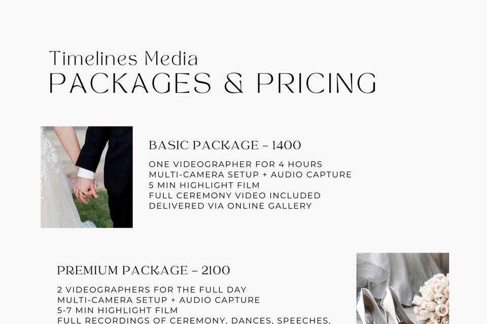 Packages & Pricing