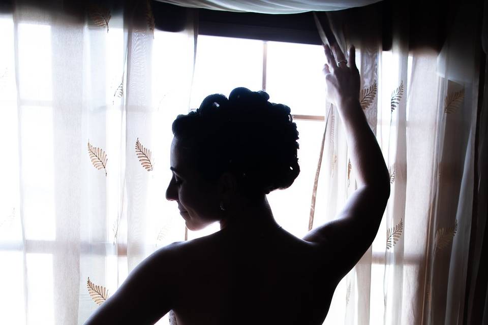 Bride silhouette - Joe Cutalo Photography