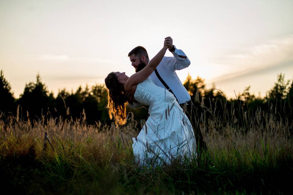 Dancing at Sunset!