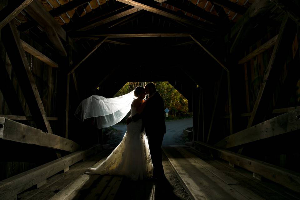 A local covered bridge