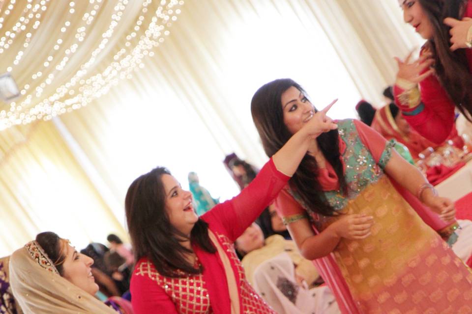 Happy Faces at the Wedding