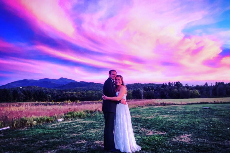 Colorful Clouds at Barn