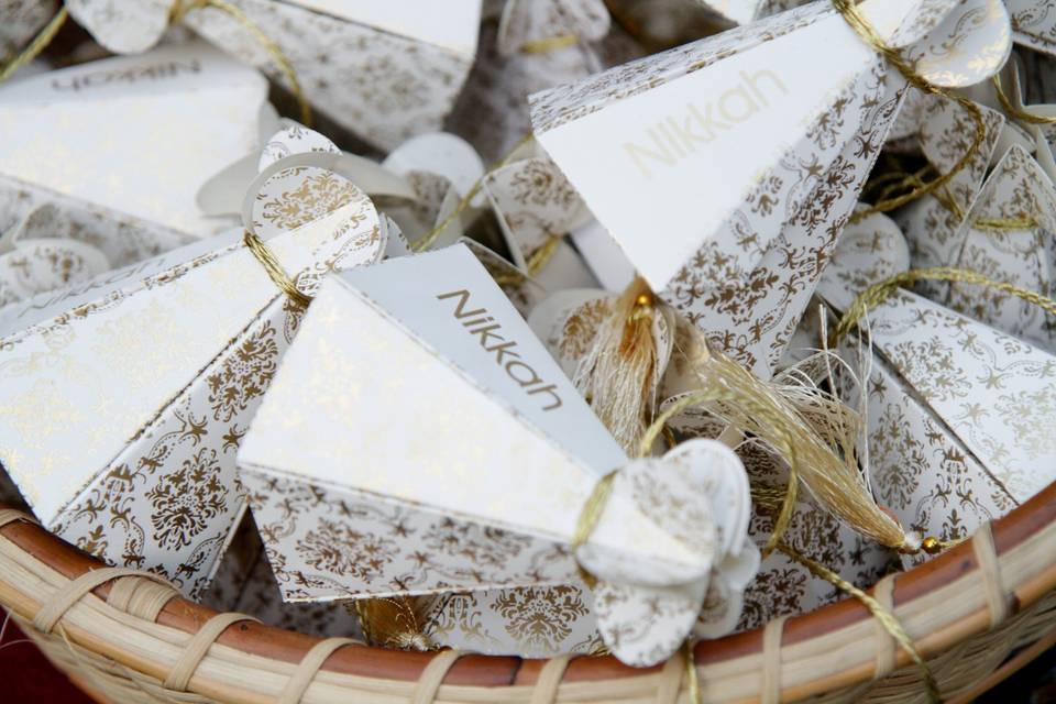 Nikkah Favor boxes