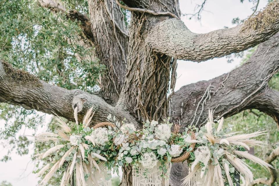 Boho ceremony