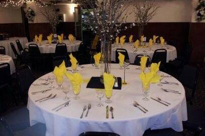 Wedding table setup