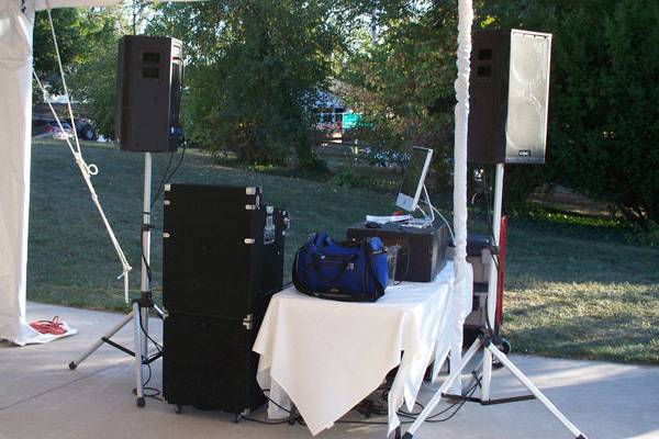 DJ setup