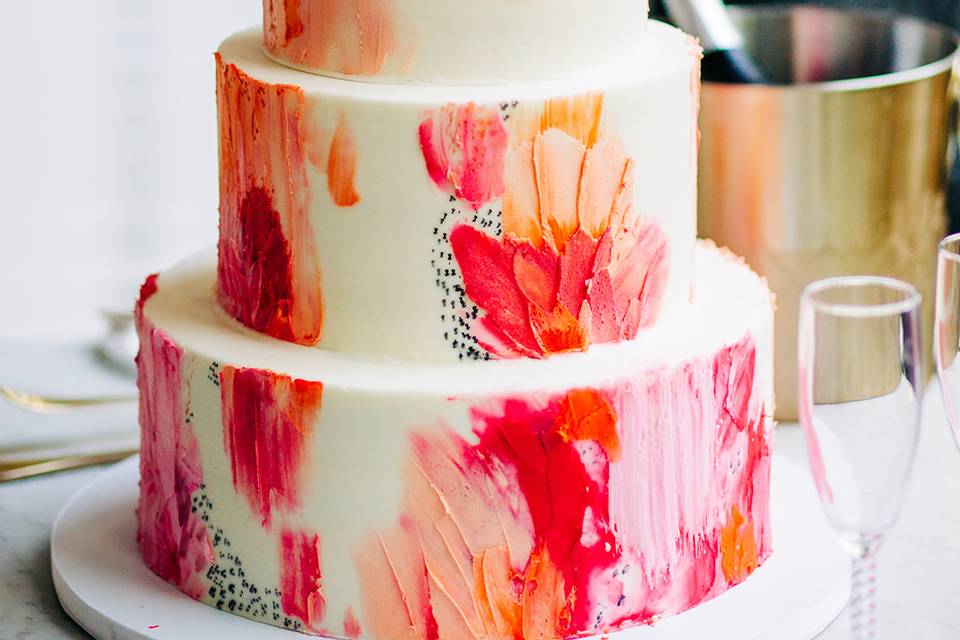 Art piece cake