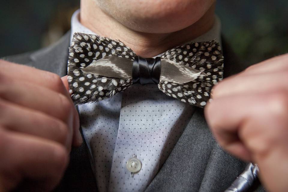 Feather Bowtie
